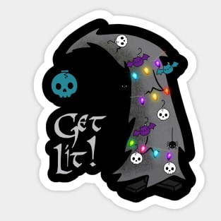 Get Lit this Holiday Season! Sticker